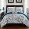 chic home eliza reversible duvet set nav